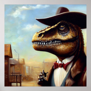 T Rex Sheriff Poster