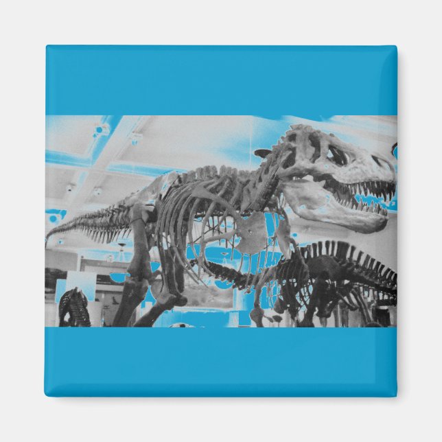 T-Rex Skeleton Pencil Magnet (Front)