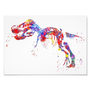 T Rex skeleton Photo Print