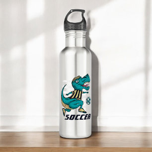 T-Rex Soccer Player Sports 710 Ml Water Bottle