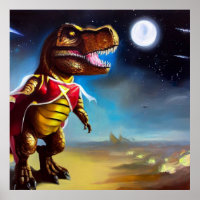 T Rex Space Opera Hero