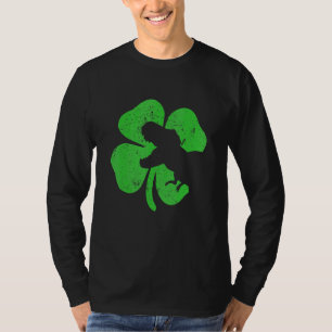 T Rex St Patricks Day Dinosaur Shamrock Adults Men T-Shirt