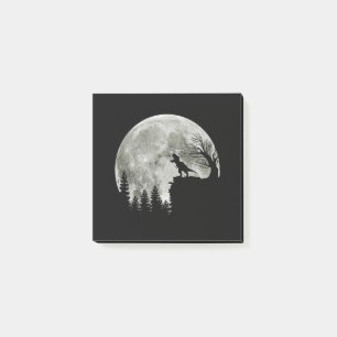 T Rex Standing On Mountain Moonlight Halloween Post-it Notes