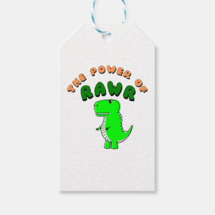 T-Rex The Power Of RAWR Gift Tags