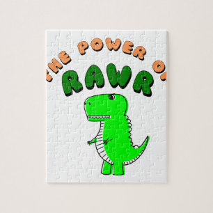 T-Rex The Power Of RAWR Jigsaw Puzzle