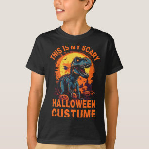 T-rex this is scary halloween costume - boys T-Shirt