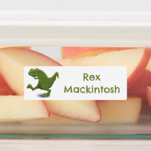 T rex tyrannosaurus dinosaur cartoon personalised