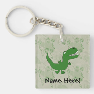 T-Rex Tyrannosaurus Rex Dinosaur Cartoon Kids Boys Key Ring