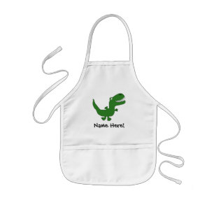 T-Rex Tyrannosaurus Rex Dinosaur Cartoon Kids Boys Kids Apron