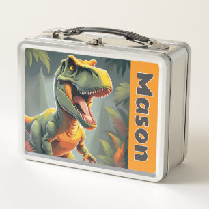 T-Rex Tyrannosaurus Rex Dinosaur Metal Lunch Box