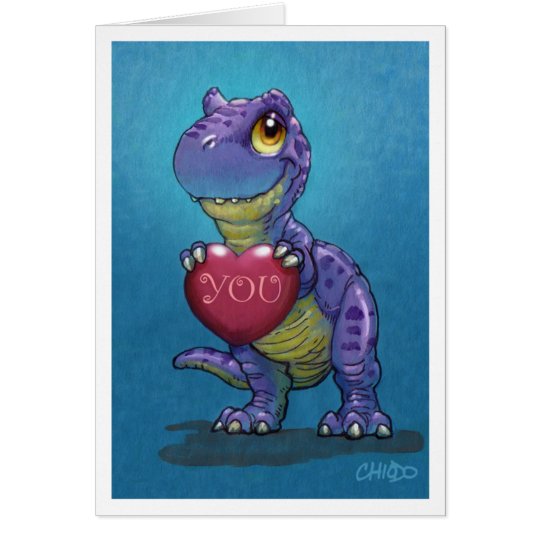 T-Rex Valentine Card