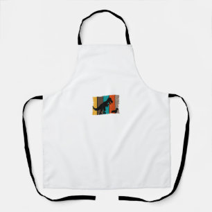 T-Rex Walking Dachshund Sausage Dog Lover Apron