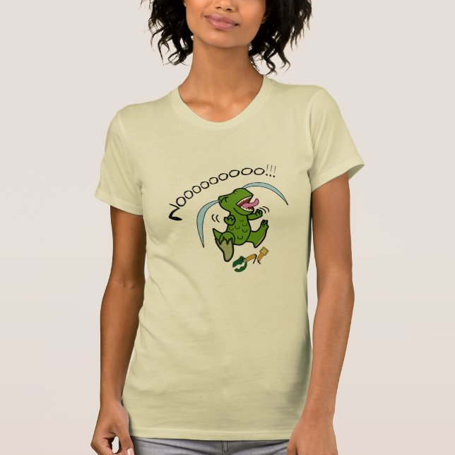 T-Rex with broken grabber T-Shirt (Front)