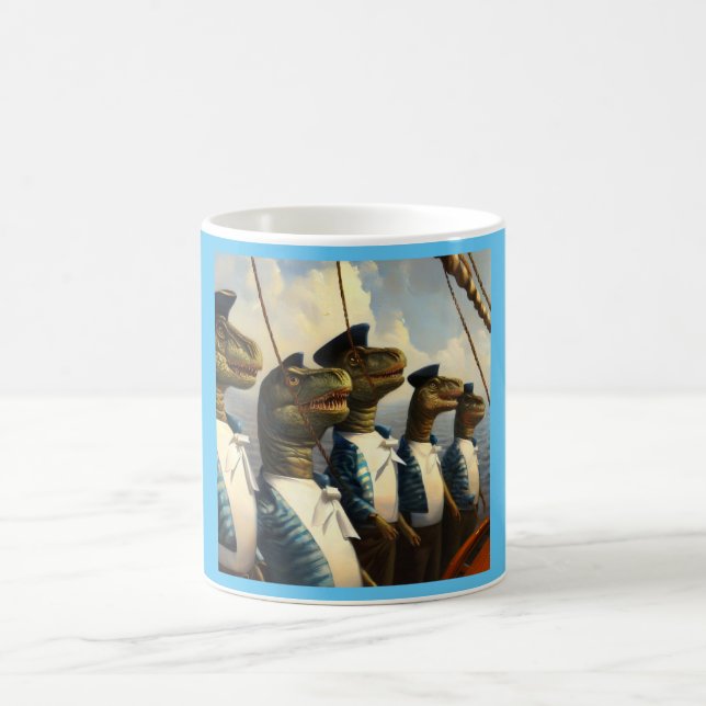 T Rexs Sailors Coffee Mug (Center)