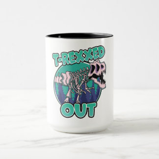 T-Rexxed Out Dinosaur Mug