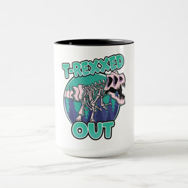 T-Rexxed Out Dinosaur Mug (Center)