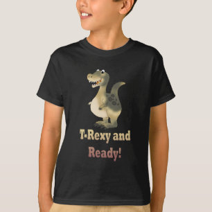 T-Rexy and Ready Dino Cartoon T-Shirt
