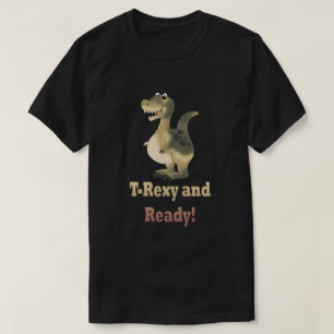 T-Rexy and Ready Dino Cartoon T-Shirt