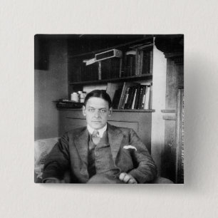 T.S. Eliot 15 Cm Square Badge