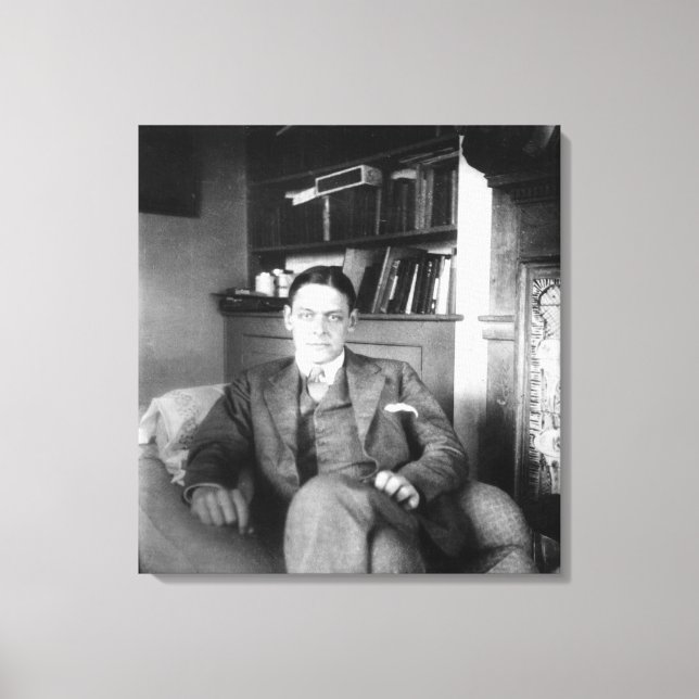 T.S. Eliot Canvas Print (Front)
