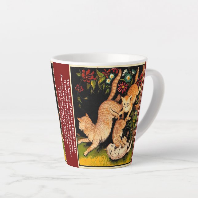 T.S. Eliot Cat Mug (Right Angle)