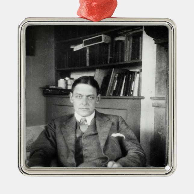 T.S. Eliot Metal Tree Decoration (Front)