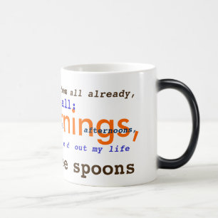 T.S. Eliot PRUFROCK MORPHING POETRY MUG