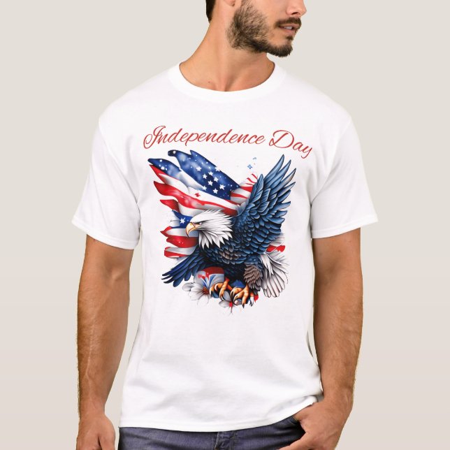 t shert independence day. T-Shirt (Front)