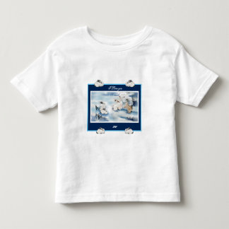 T-shirt adorable rabbits digital drawing 