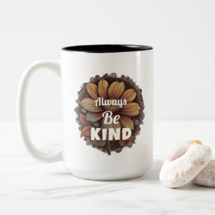 T-Shirt Always Be Kind Two-Tone Coffee Mug