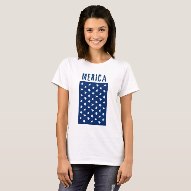 T-Shirt america flag, tumblr tee, funny shirt (Front Full)