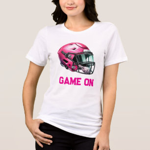 T-Shirt-American Football Event Tri-Blend Shirt