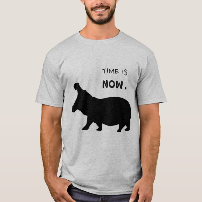 T-SHIRT ANIMAL HIPPO  (Front)