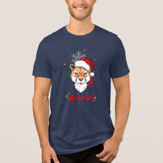 t-shirt animal ho ho ho  Tri-Blend shirt