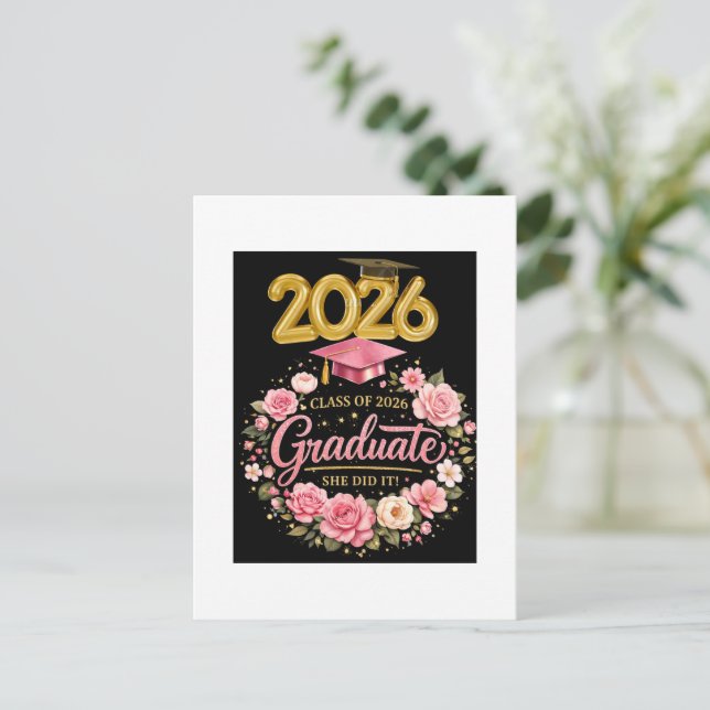 T-Shirt Announcement Postcard (Standing Front)