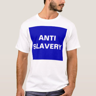 T-Shirt Anti Slavery Blue