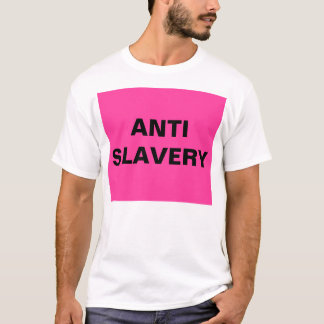 T-Shirt Anti Slavery Pink