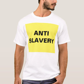 T-Shirt Anti Slavery Yellow