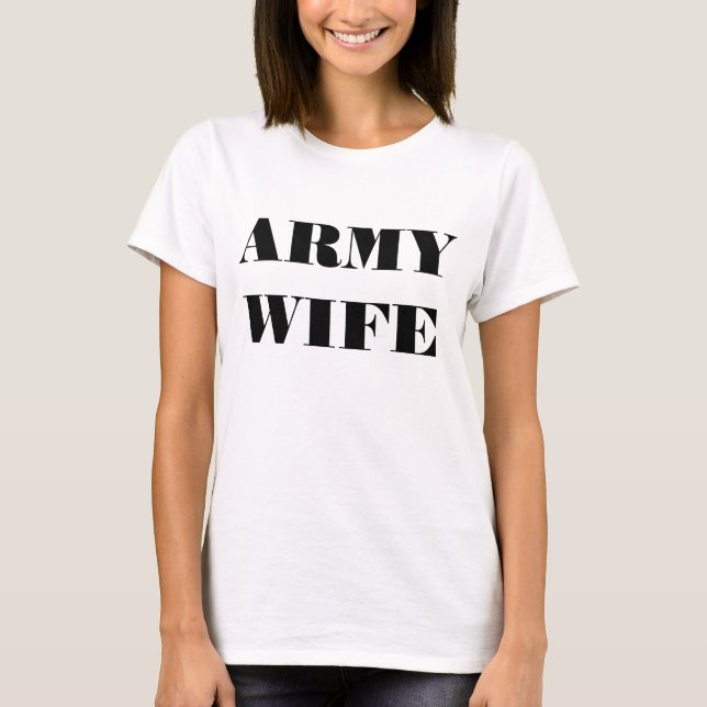 T-Shirt Army Wife (Front)