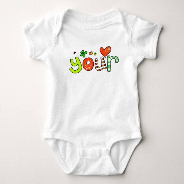 T-Shirt Baby Bodysuit (Front)