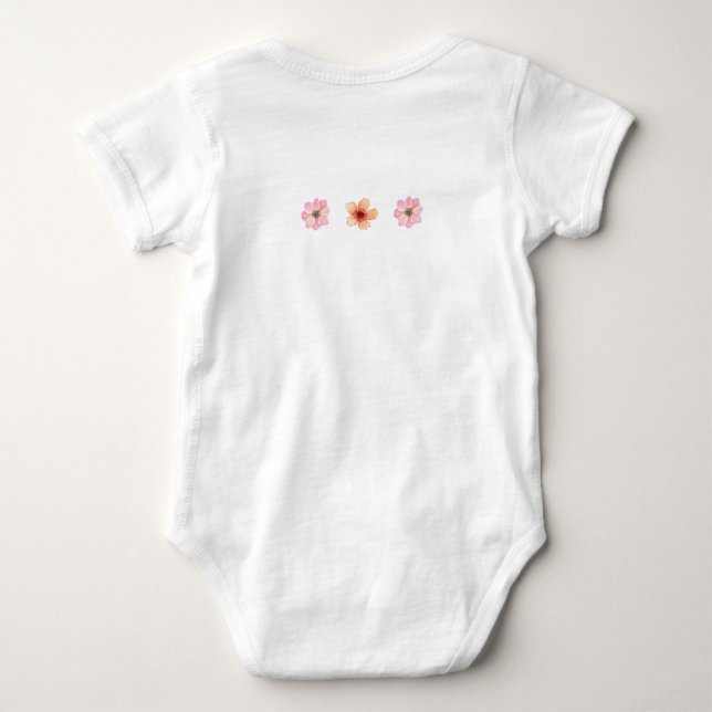 T-Shirt Baby Bodysuit (Back)