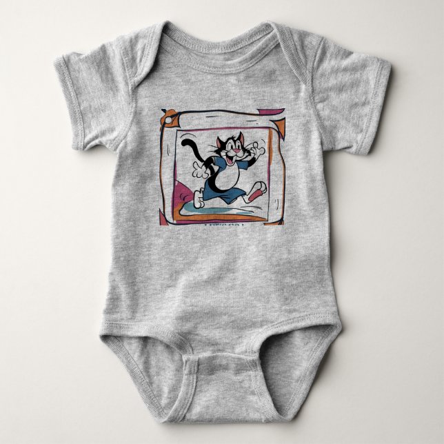 T-Shirt Baby Bodysuit funny cat (Front)