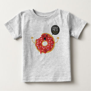 T-shirt Baby Boy Doughnut Mess With Me