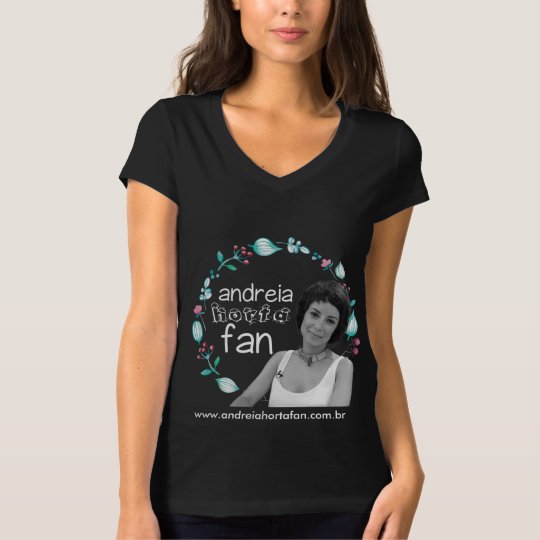 T-shirt Baby Look Andreia Fan Vegetable garden