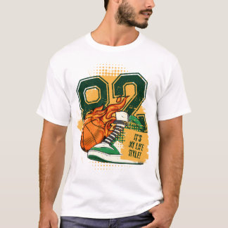 T-Shirt Basketball Sneakers Fashion
