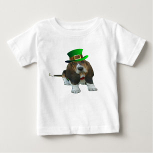 T-Shirt Basset Hound Happy St. Patrick's