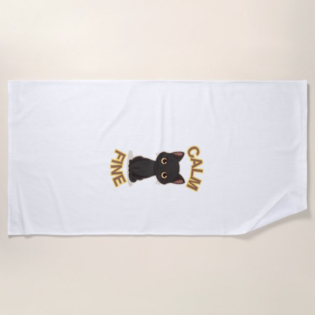 T-Shirt Beach Towel (Front)