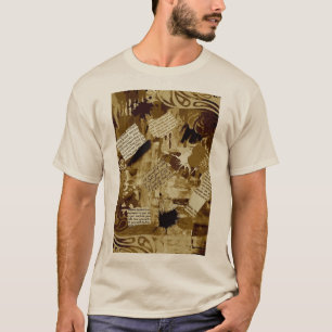 T-Shirt beige vintage print