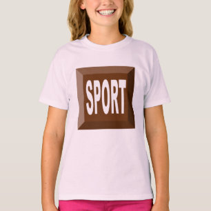 T-SHIRT BELLA+CANVAS SPORT CHOCOLAT