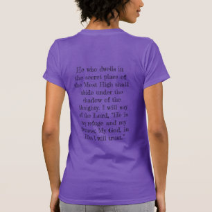 T-Shirt bible verse Psalm 91:1-2